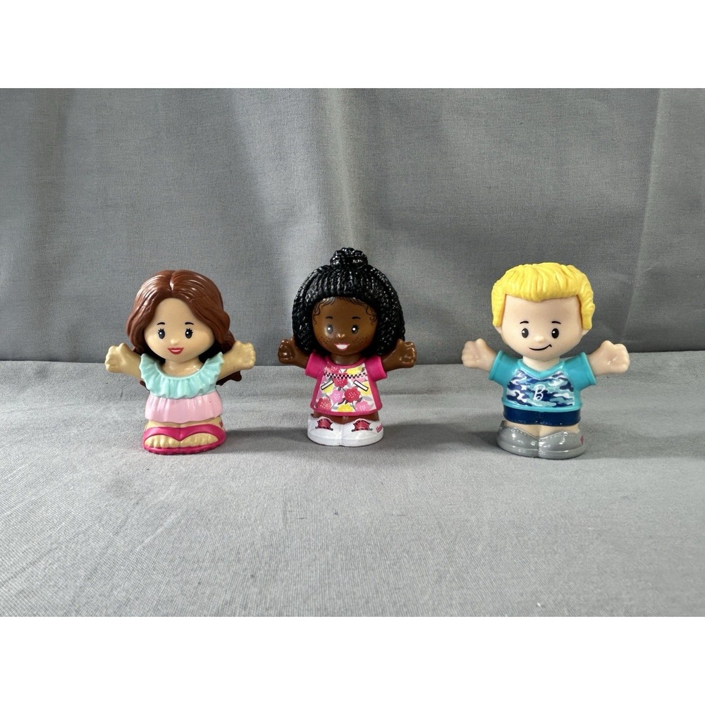 Mattel Little People Barbie 2023 Lot Of 3 Has Wear Toddler Toys Fisher Price